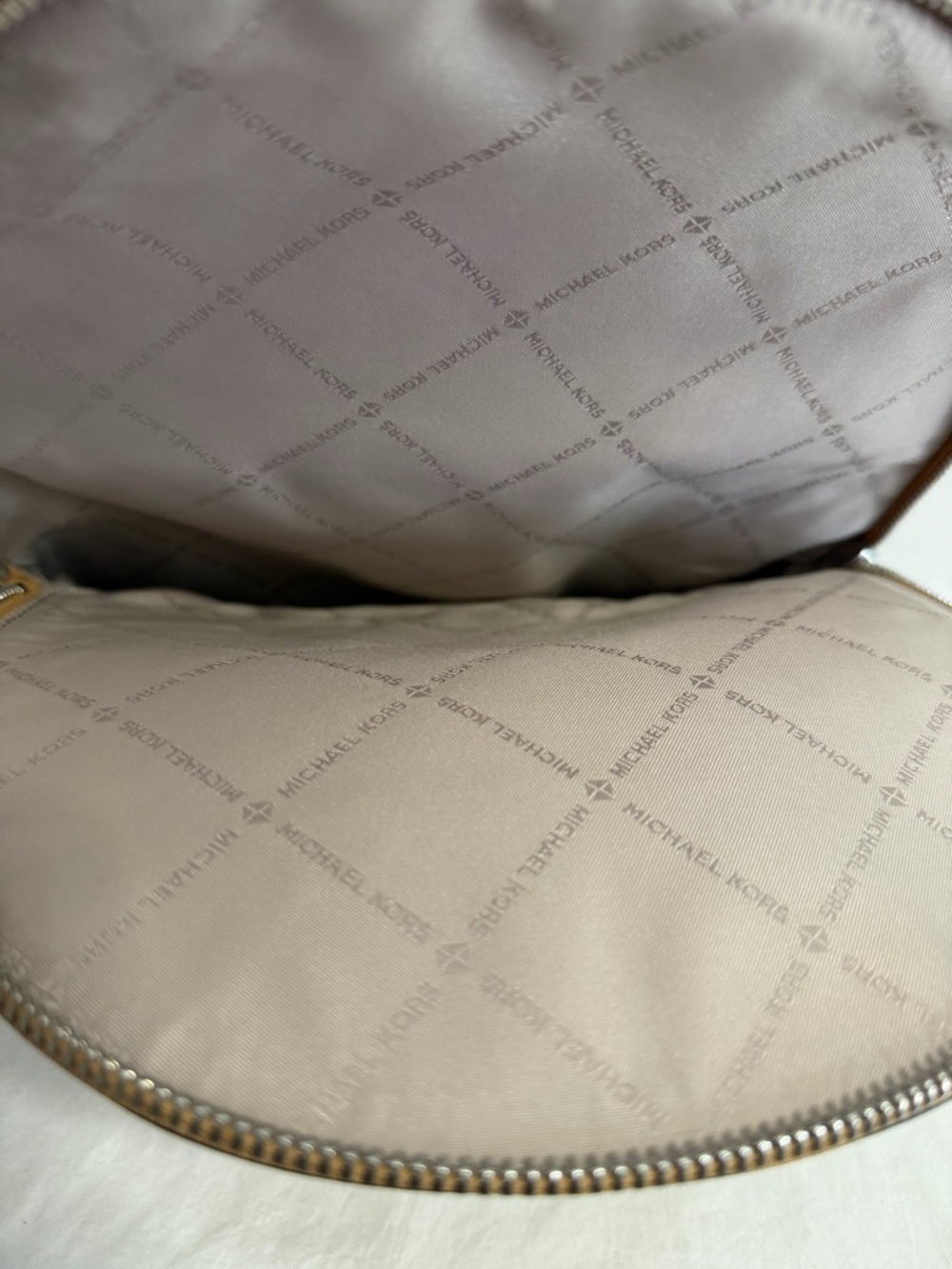 Michael Kors Rhea zip Backpack peanut leather - Picture 7 of 10